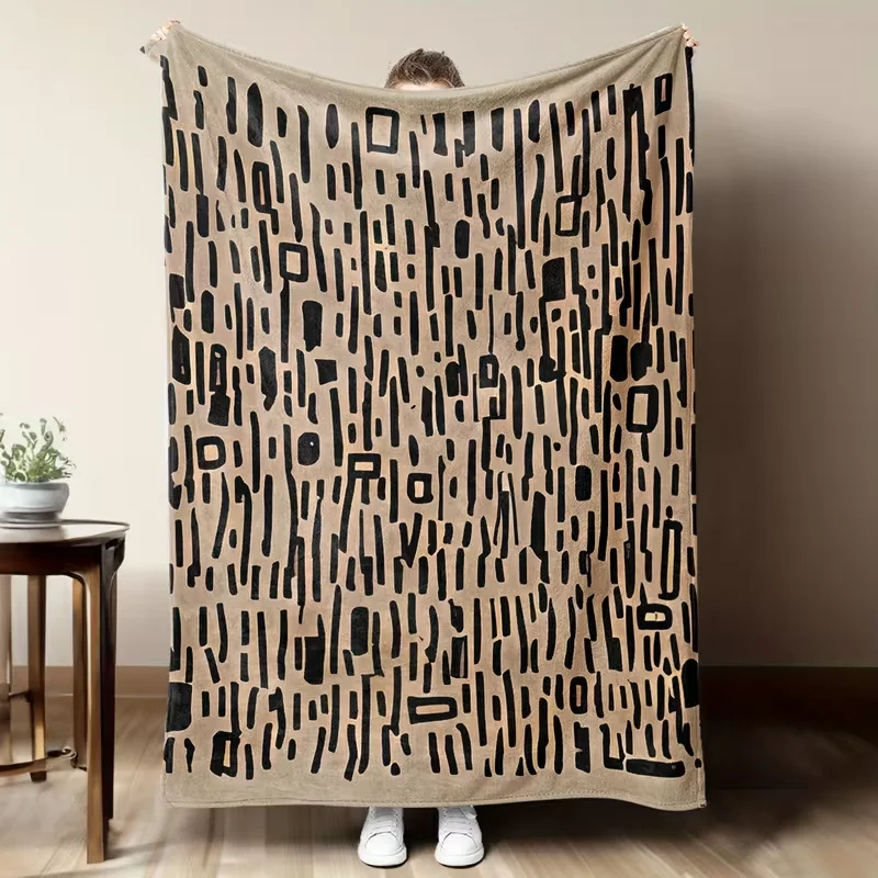 Classic Leopard Print Blanket Soft Warm Blanket For Sofa Bed Couch Animal Pattern Home Decor Comfortable Blanket For Bedroom