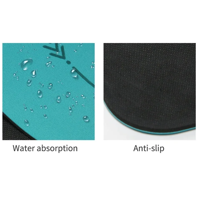 Mini Flat Support Mat Non-slip Polyurethane Rubber Yoga Mat 40 X 60CM Inverted Balance Knee  Fitness Mat Thickness 5mm