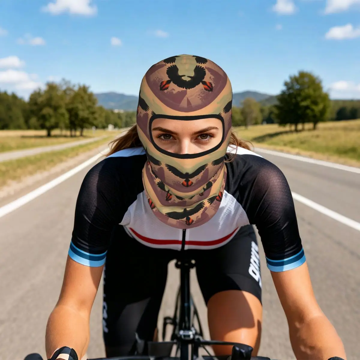Red-Tailed Black Cockatoo Australian Bird Breathable Thin Balaclava Full Face Mask Sun Protection Neck Gaiter For Motorcycle