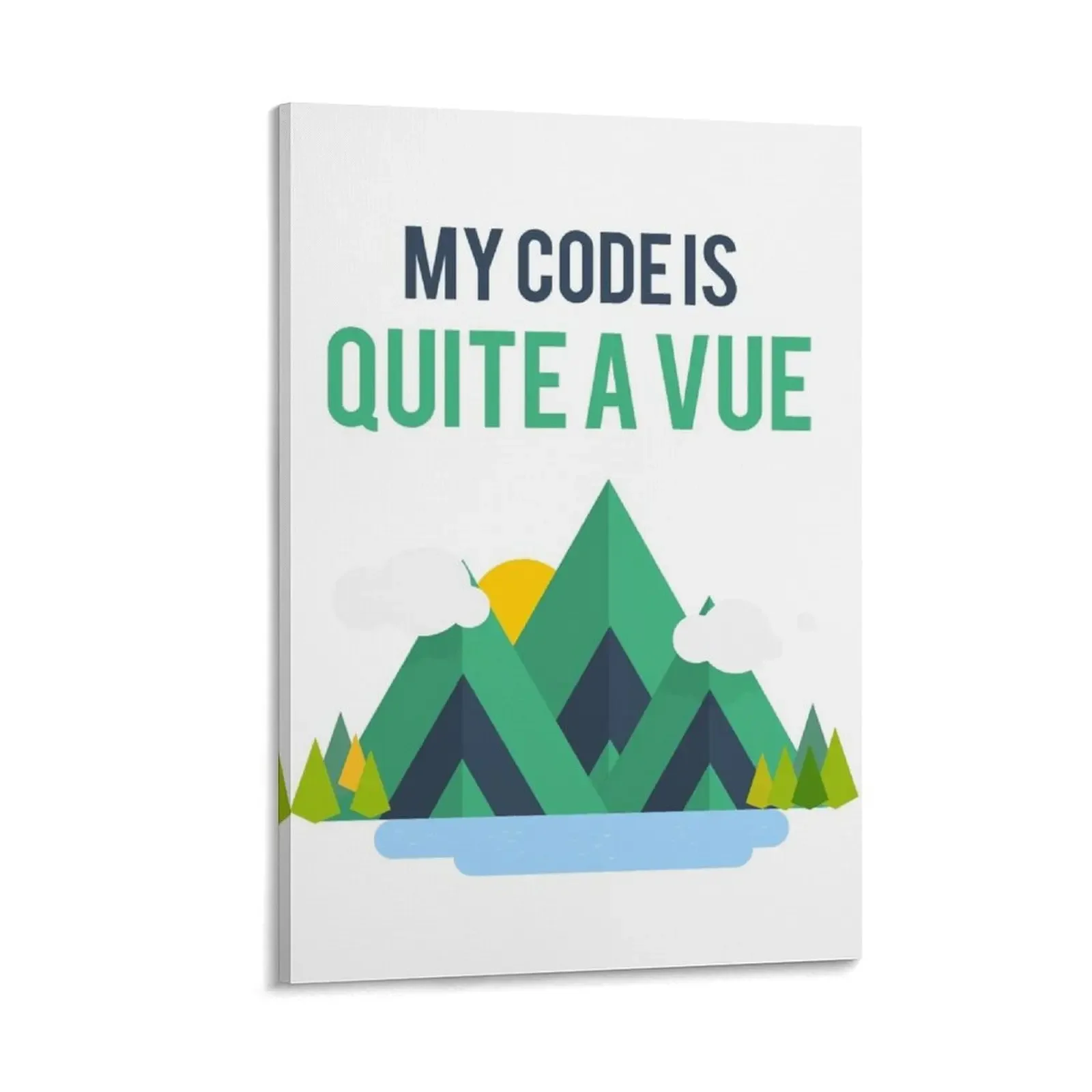 

My code is quite a Vue - For the Vue.js Enthusiasts Canvas Painting art decorative picture for living room