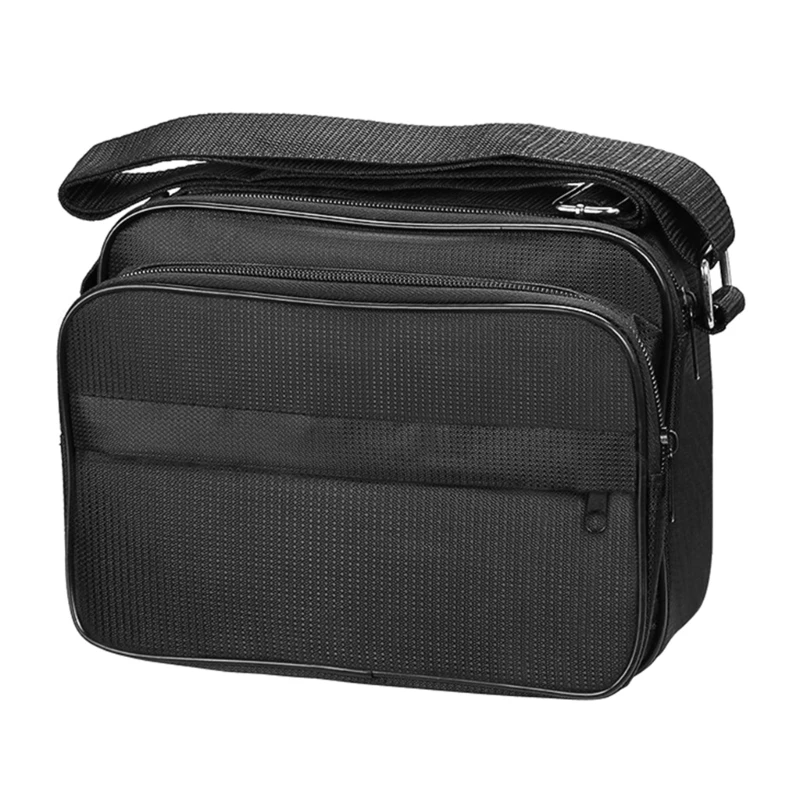 Efficient Storage Shoulder Tool Bag Spacious Canvas Storage Pouches with Shoulder Rope for Electricians and Carpenters