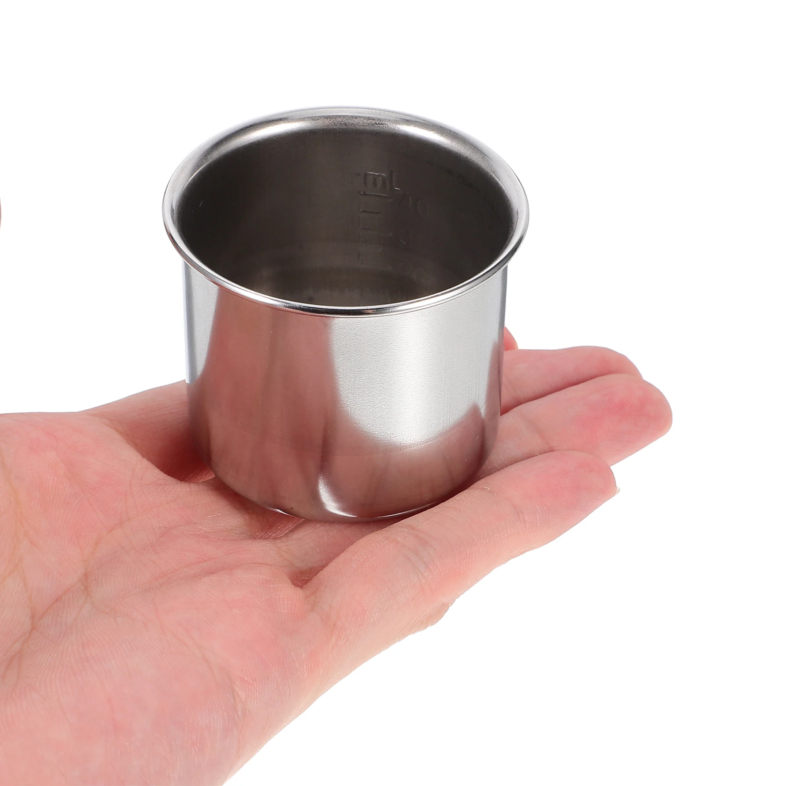 

40Ml Stainless Steel Measuring Cup Small Scale Scoop For Liquid Mixing Lab Supplies Kitchen Gadgets Fluid Epoxy Mixing