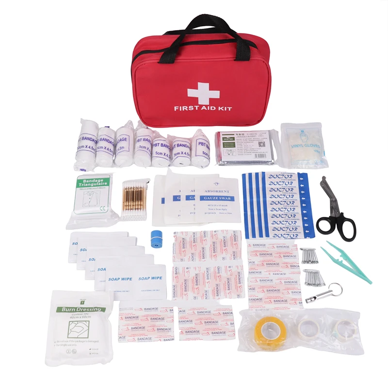 22Pcs First Aid Kit Multi-purpose Emergency Medical Portable Medical Bag Multi-functional Outdoor Home Emergency Bag