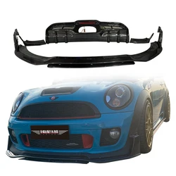 Carbon Fiber Front Lip Rear Diffuser For MINI JCW COOPER S R56 R57 R58 2007-2012  Bumper Chin Car External Accessorie Body Kit