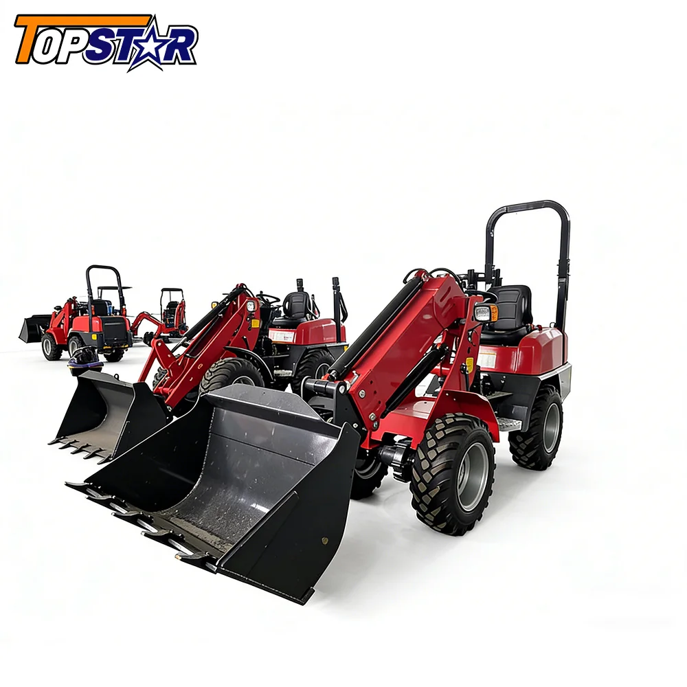 Picture 3: 3 Ton Backhoe Loader Diesel Hydraulic 4x4 Loader Hot Sale for Construction & Farm