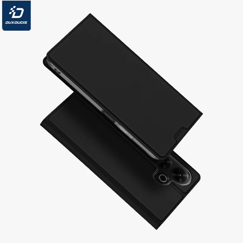 

DUXDUCIS роскошный флип-ультратонкий кожаный кошелек Cace для Xiaomi Redmi 13, магнитный кожаный слот для карт, защита от падения, чехол для телефона