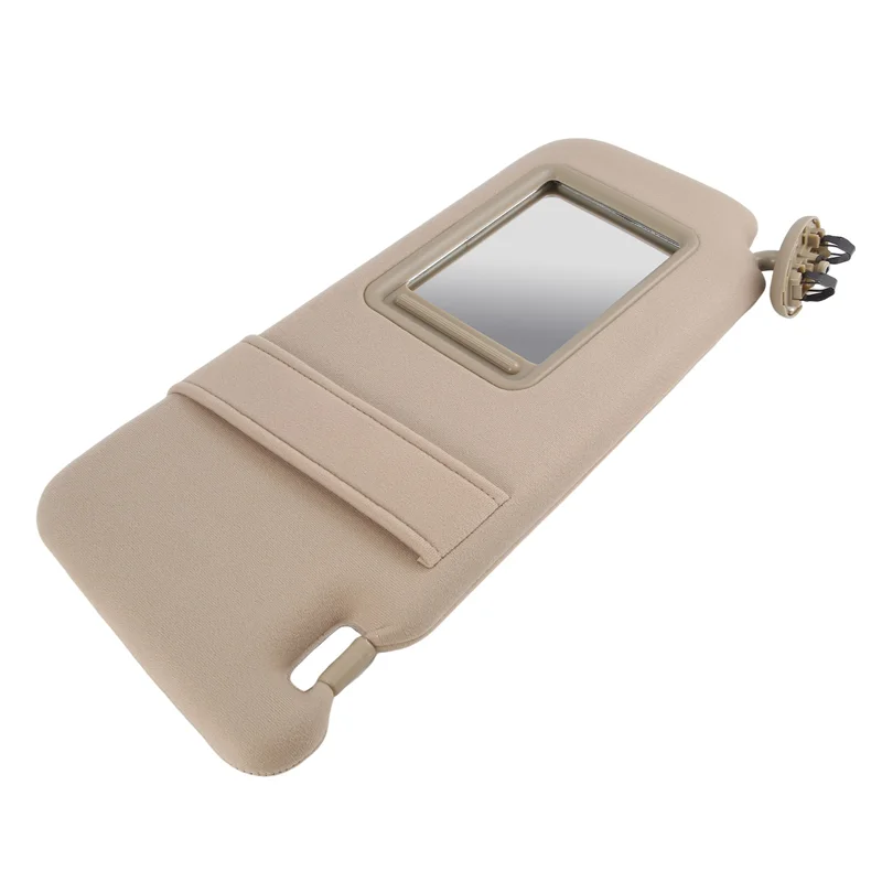 

AU28-For 2007-2011 Toyota Camry Left Driver Side Sun Visor Sunshade Light Beige