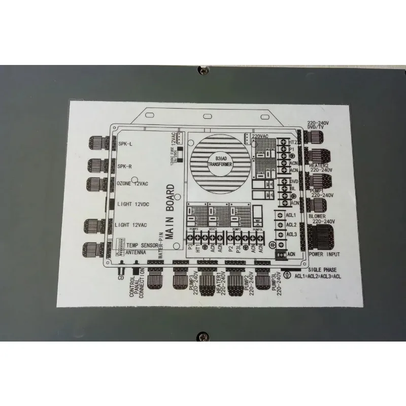 GD7005 Hot Tub Spa Controller Pack Replacement for 2-3 Jet Pump with 3KW/6KW Heater