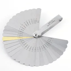 32 Blades Feeler Gauge Metric Gap Filler 0.04-0.88mm Thickness Gage For Measurment Tool 0015-035inch