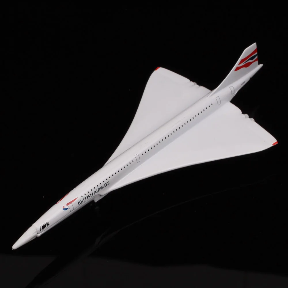 1/330 18cm Corgi GS84008 Best of British Concorde BA Livery Diecast Aircraft Toy Metal Plane Model White Souvenir