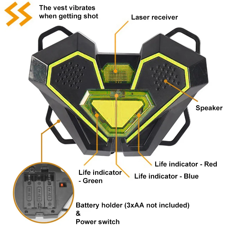 علامة الليزر معركة لعبة بندقية مجموعة الكهربائية لعبة الأشعة تحت الحمراء البنادق سلاح الاطفال الليزر سترايك مسدس للبنين الأطفال الرياضة في الأماكن المغلقة في الهواء الطلق