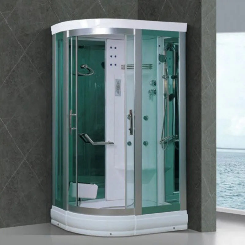 bath room, integrated bathroom, steam room, arc fan-shaped family hotel construction site bath room
