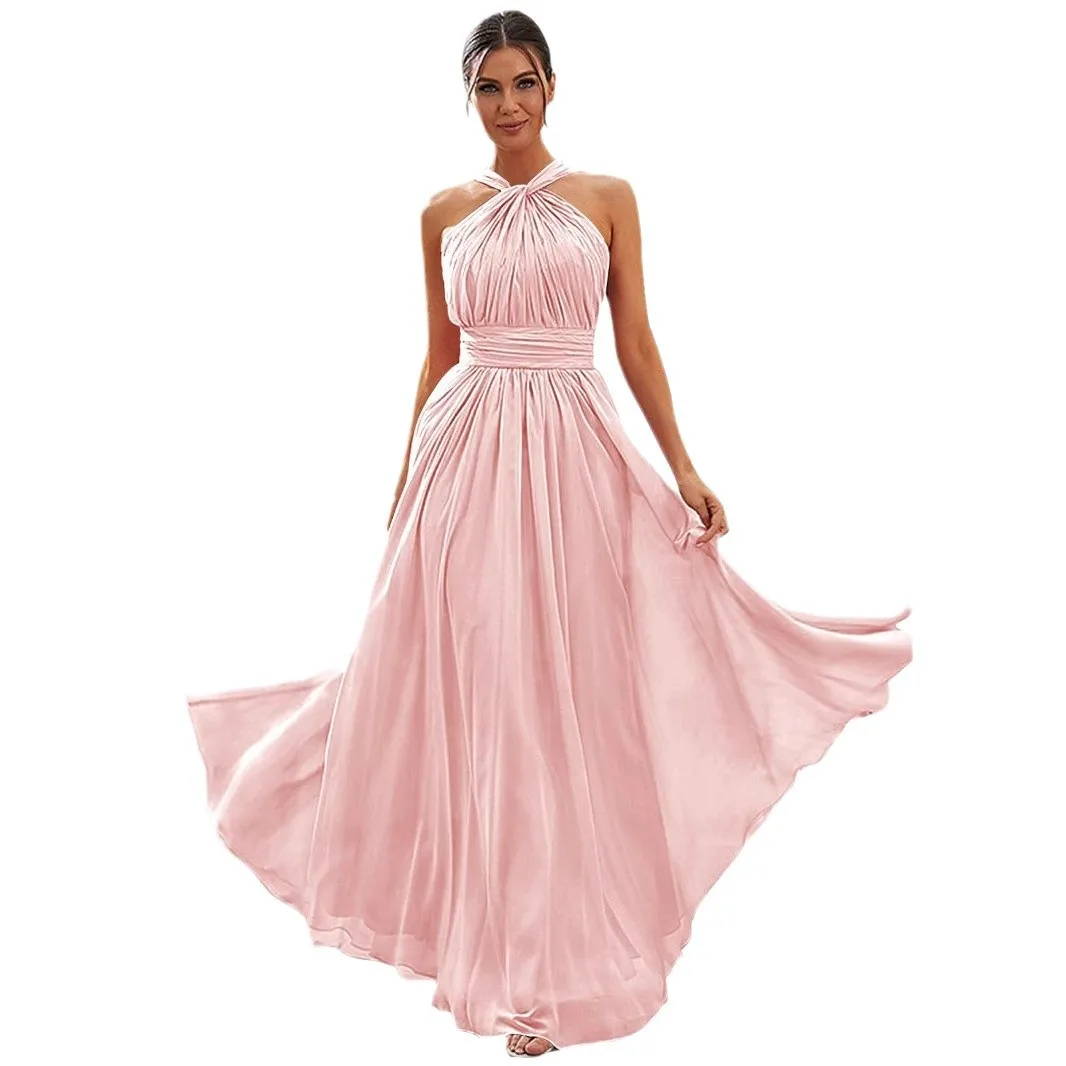 فساتين سهرة على شكل حرف a للمناسبات الخاصة رداء دي كوكتيل فستان ضيوف الزفاف للنساء فساتين أنيقة للحفلات الراقصة وصيفة العروس