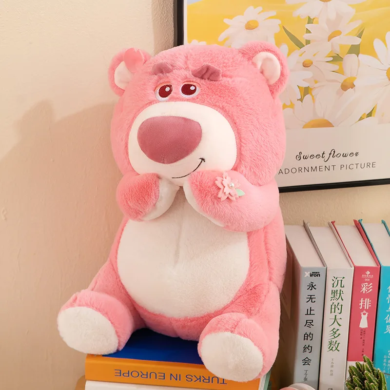 Disney-muñeco de peluche de oso Sakura rosa para niños, muñeco de dibujos animados Kawaii, peluche suave de Anime, regalo de cumpleaños, 30/70cm