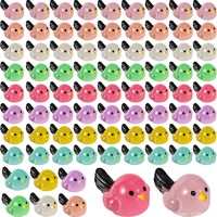 100/50Pcs Glow in Dark Resin Birds | Mini Luminous Animals for Garden Decor Dollhouse Crafts Fairy Landscape DIY Accessories
