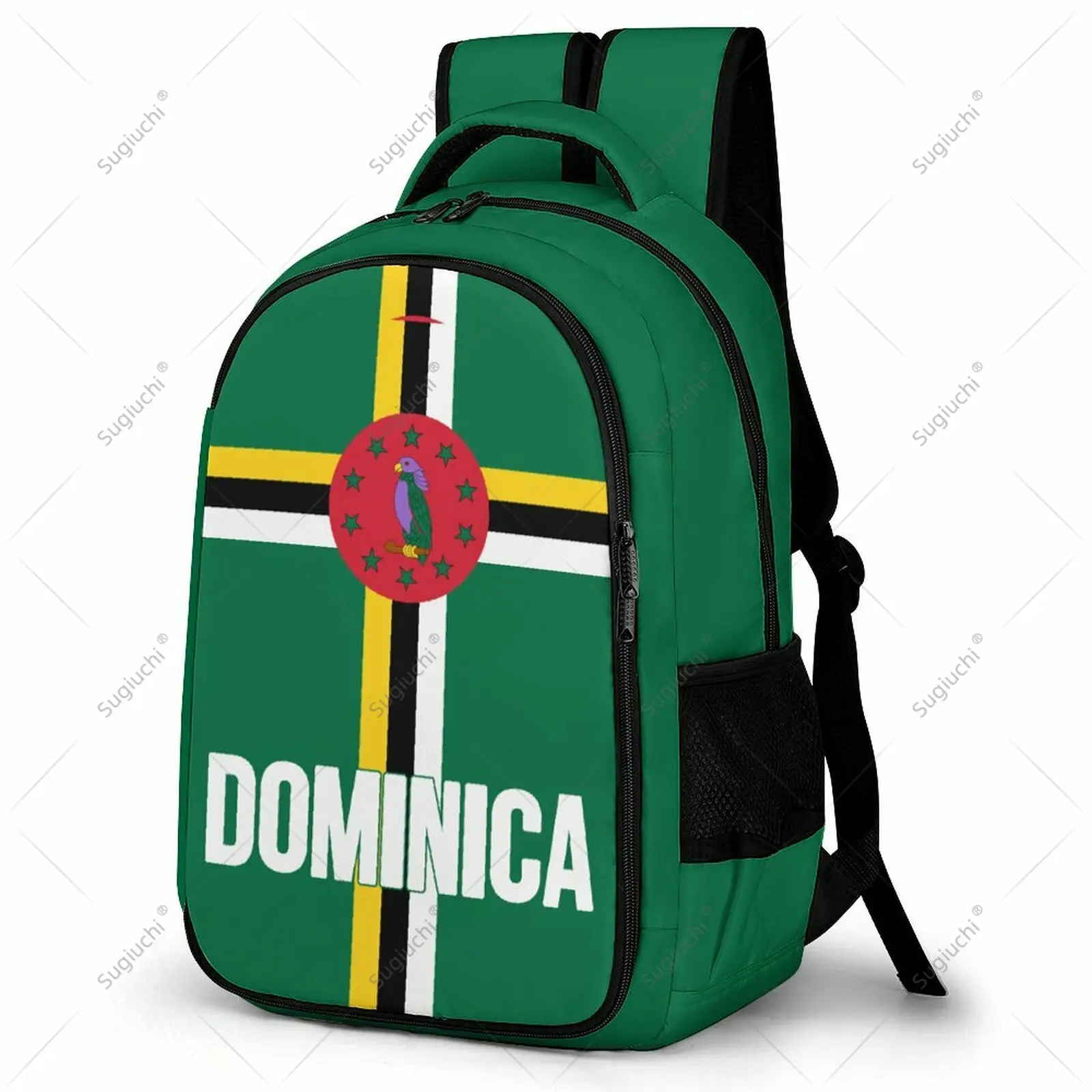 Backpack Dominica Flag Student Schoolbag Smart Business Travel Leisure Backpack Laptop Back Pack Office Work Bag