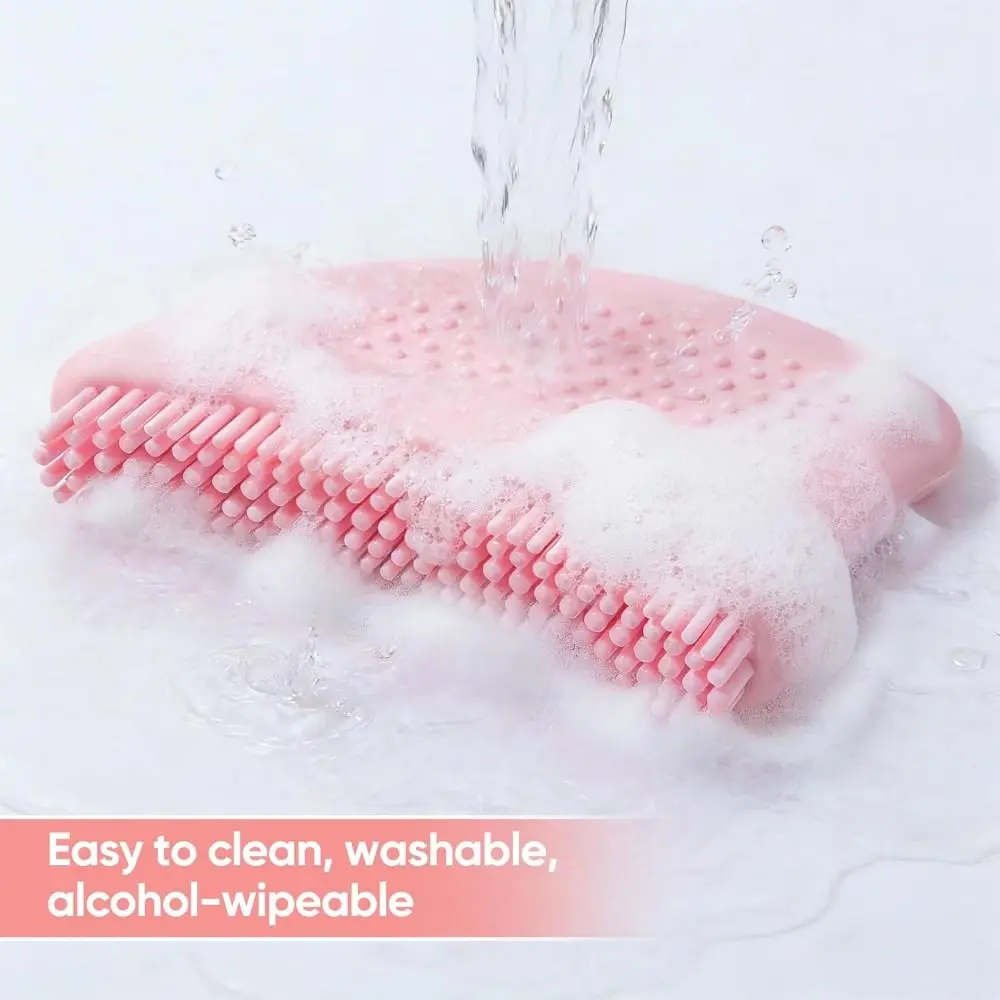 Upgraded New Silicone Lymphatic Contour Face Brush Washable Portable Facial Massager Ultra-soft Manual Massage Tool