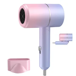 Hair Dryer with Diffuser High power negative ion hair dryer Lightweight Hair Dryer Foldable Home Thermostatic Silent Hair Dryer