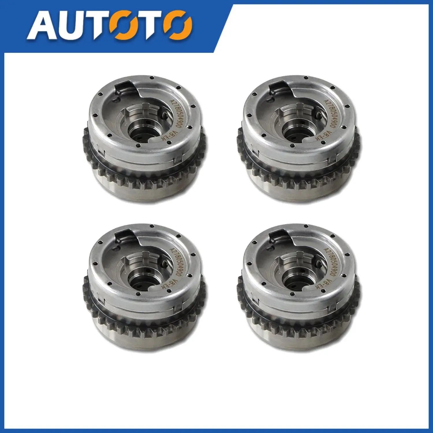 

4pcs/set Car Engine Camshaft Adjuster VVT Sprockets For M278 Mercedes Benz S550 GL550 GL450 4.7T V8 Car Engine Repair Part