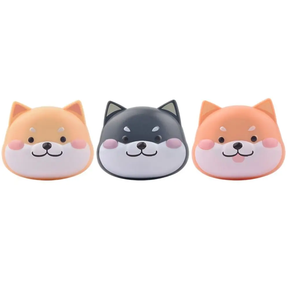 Mini Cute Contact Lens Case Cartoon Dog Shape Contact Lens Care Box Portable Three-dimensional Contact Lens Storage Box Travel