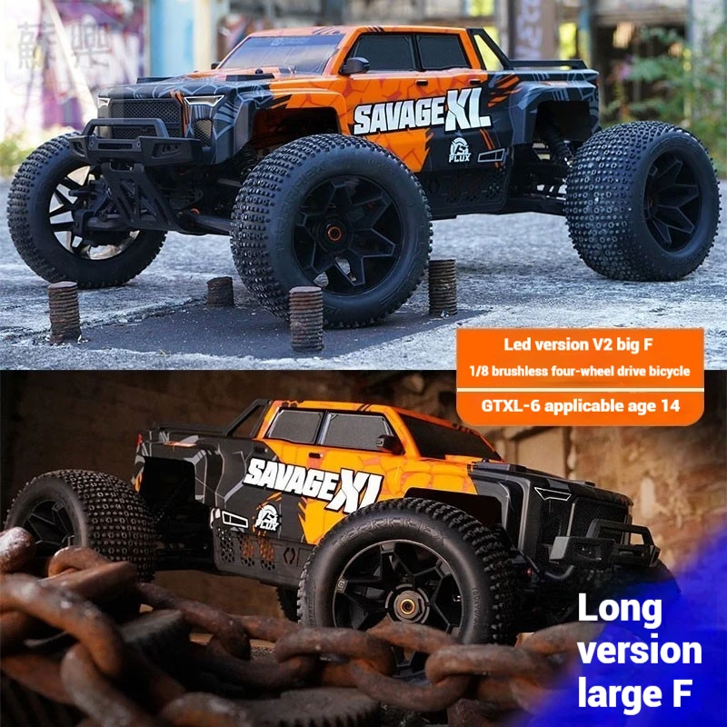 

HPI расширенный большой F Savage XL FLUX V2 электрический внедорожный радиоуправляемый автомобиль с дистанционным управлением Bigfoot масштаб 1:8 модель игрушки
