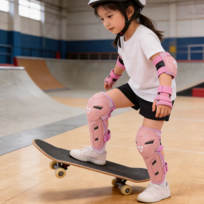 Children Motorcycle Knee Pads Elbow Pads Protection Kid's Motocross Protective Riding Knee Elbow Pads Moto