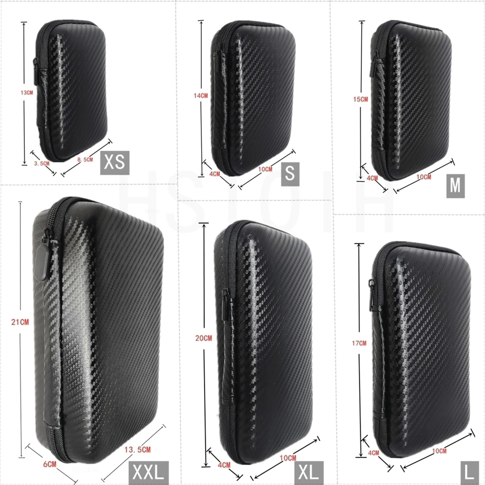 إيفا سماعة أكياس صناديق حقيبة التخزين المحمولة مجموعة أدوات إصلاح السيارات تخزين ألياف الكربون نمط مع حقيبة سستة