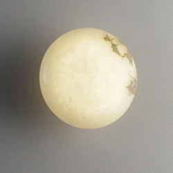 Lámpara LED de mármol Natural para pared, sala de estar candelabro moderno de cobre para, dormitorio, pasillo, vestíbulo, iluminación interior de Hotel, decoración del hogar