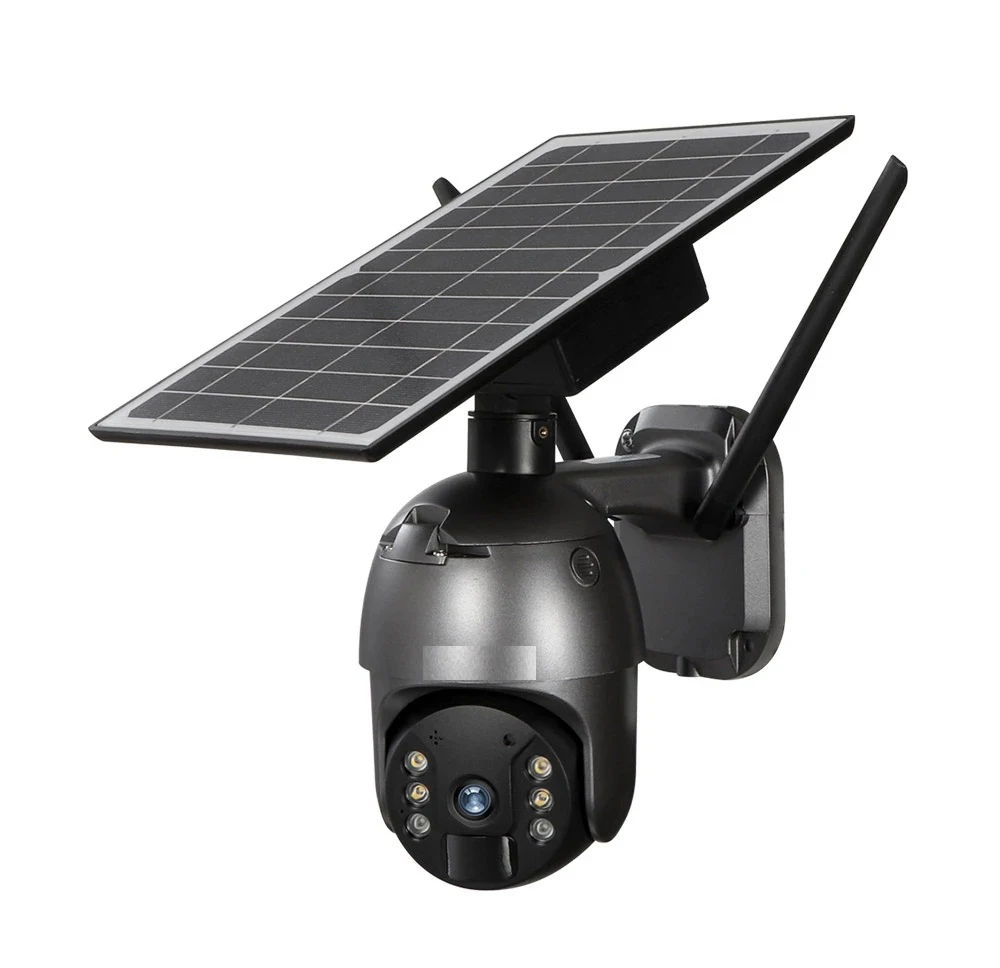 2023 Outdoor HD 2MP PIR Wireless CCTV Security PTZ Dome Solar Battery Camera IP Wifi Smart Tuya Network Camera