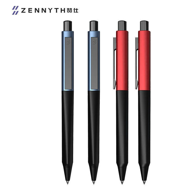 

Тяжелая металлическая гелевая ручка ZENNYTH премиум-класса, скользит 0,5 мм, плавно черные чернила, эффектное ощущение для фокусировки письма, школьного офисного использования