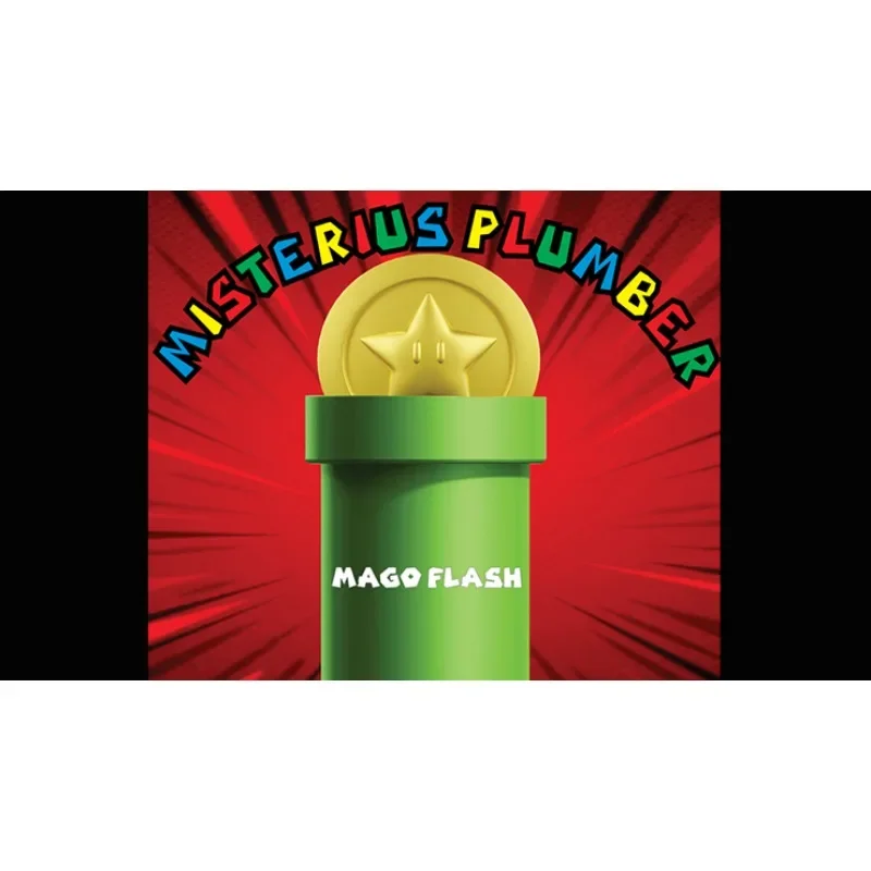 MYSTERIOUS PLUMBER (Gimmicks and Online Instructions) by Mago F Money Magic Tricks Close Up Performer Kids Show and Balloon