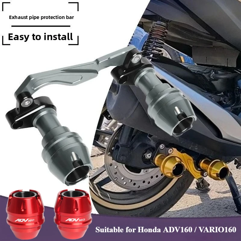 

motorcycle Front Fork Wheel Fall Muffler Pipe Frame Protection Frame Slider Anti Crash Protector For Honda ADV160 VARIO160