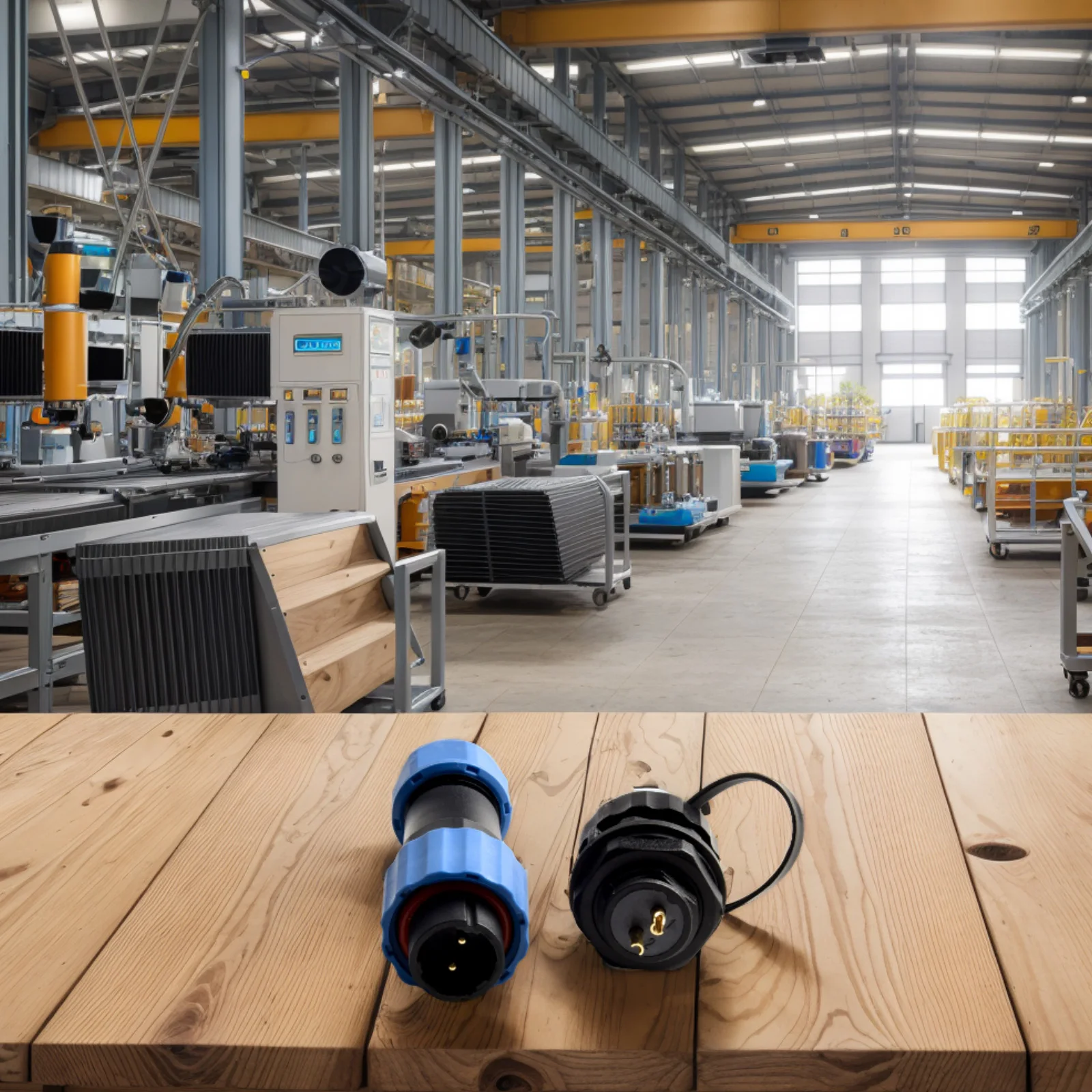 SP16 Panel Mount Socket IP68 Rated Waterproof Connector with 2 3 4 5 7 9 Pin Variants for Effective Connection