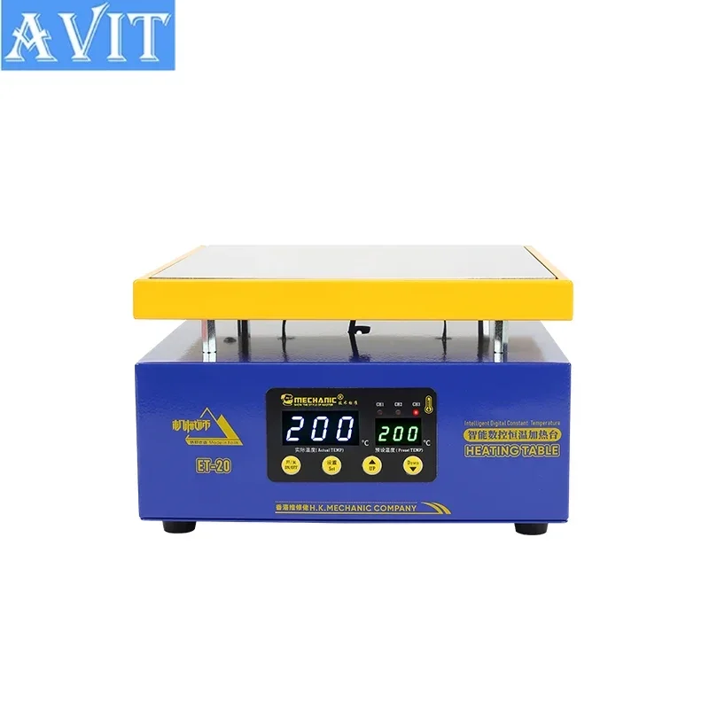 MECHANIC ET-20 Intelligent Digital Constant Temperature Heating Table for BGA Reballing PCB Repair Preheator