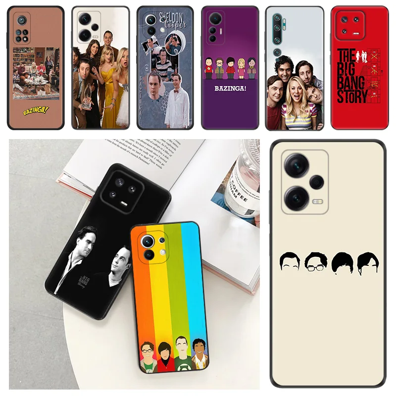 Silicone Soft The Big Bang Theory Phone Cases Cover for Redmi Note12 4G 12c a1 a2 Plus Xiaomi 13 12 12s Pro Lite 12t cc9 Fundas