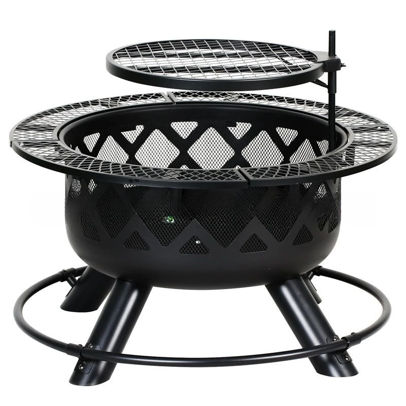 Multi Functional Barbecue Stove, Heating Stove, Outdoor Villa Courtyard Firewood Stove, Barbecue Table, Camping Campfire Basin