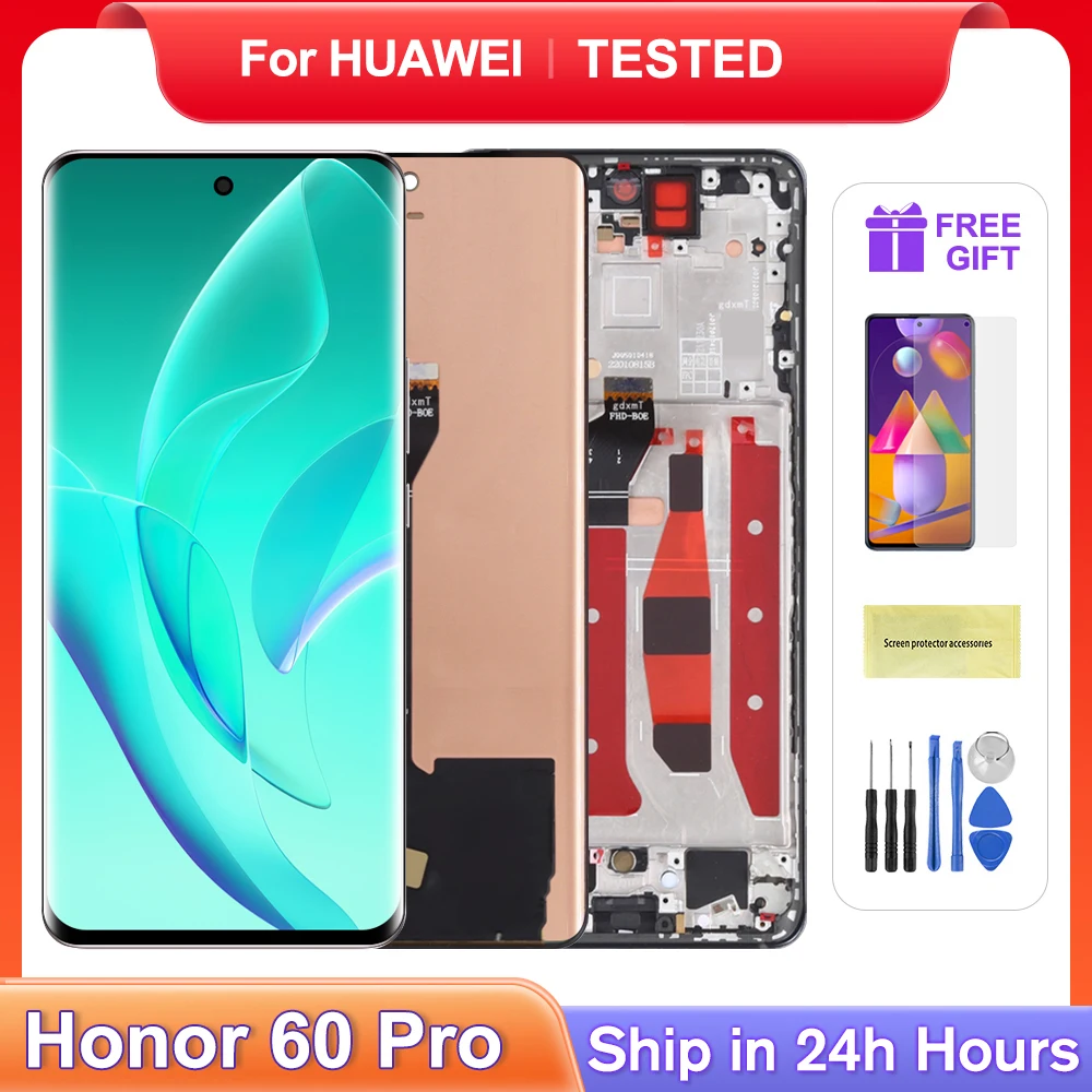 For HUAWEI 6.78''Honor 60 Pro For  Honor60 Pro TNA-AN00 LCD Display Touch Screen Digitizer Assembly Replacement