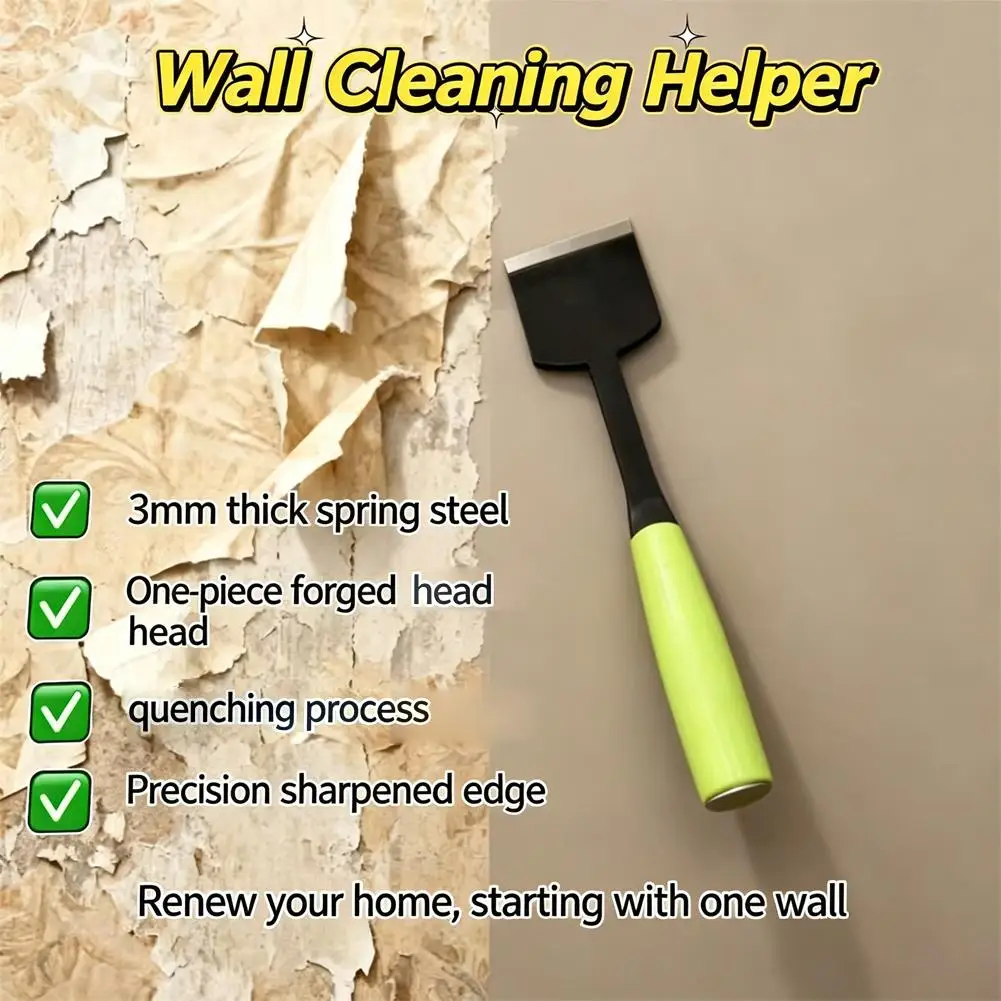 Spring Steel Scraper Tool 3mm Thick Blade for Paint Wallpaper Adhesive Removal Tool