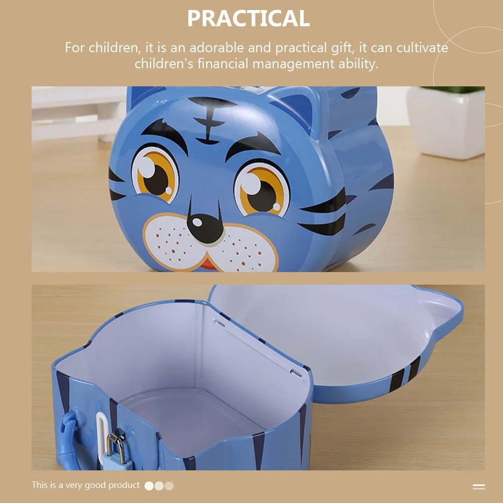 3Pcs Cartoon Tiger Sparschwein Schöne Geld Fall Dekorative Spardose Multi-Funktion Münze Lagerung Schlafzimmer Wohnzimmer geschenk