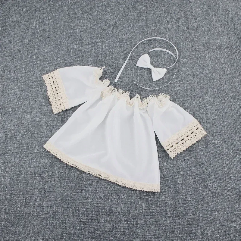 Neugeborene Mädchen Bowknot Kopf bedeckung Spitze Kleidung Set Kleid Rock Overall für Neugeborene Baby Kleinkind Kinder Mädchen Fotografie Requisiten