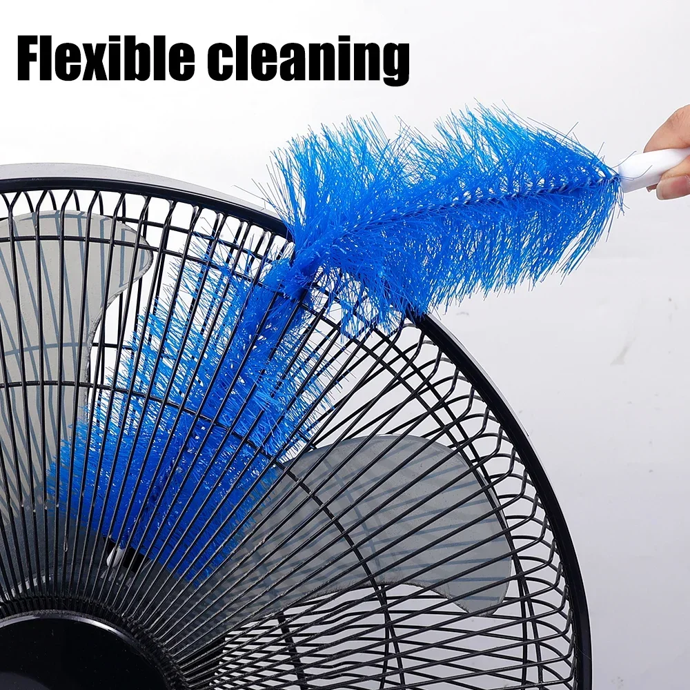 Fan Dust Remover Brush Bendable Microfibre Duster Household Cleanning Brush for Air-conditioner Furniture Shutter Car Cleaner