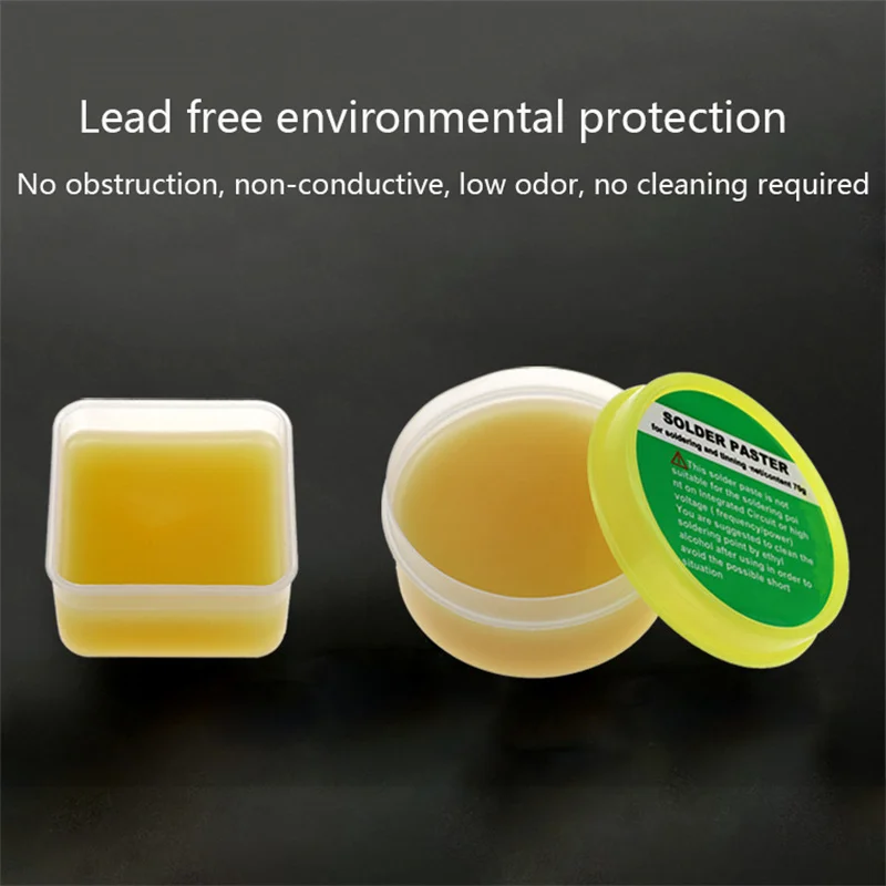 1 قطعة 30 جرام/50 جرام/70 جرام/100 جرام المهنية لحام تدفق لحام لحام لصق 183 درجة درجة حرارة متوسطة تدفق لا نظيفة الصنوبري الخافي من الرصاص #4