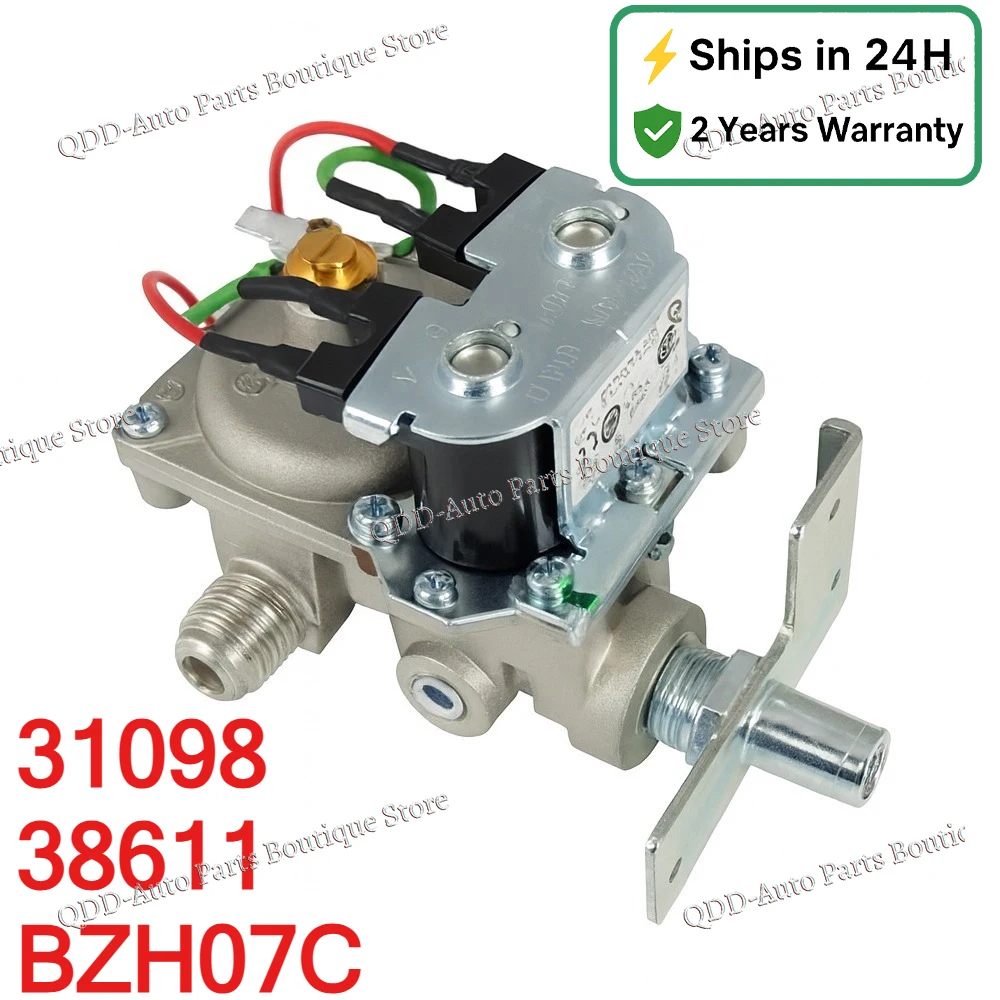 

12V DC 31098 38611 BZH07C Hydro Flame Furnace Gas Valve For Atwood RV Water Heater Furnace Top Coil Gas Valve
