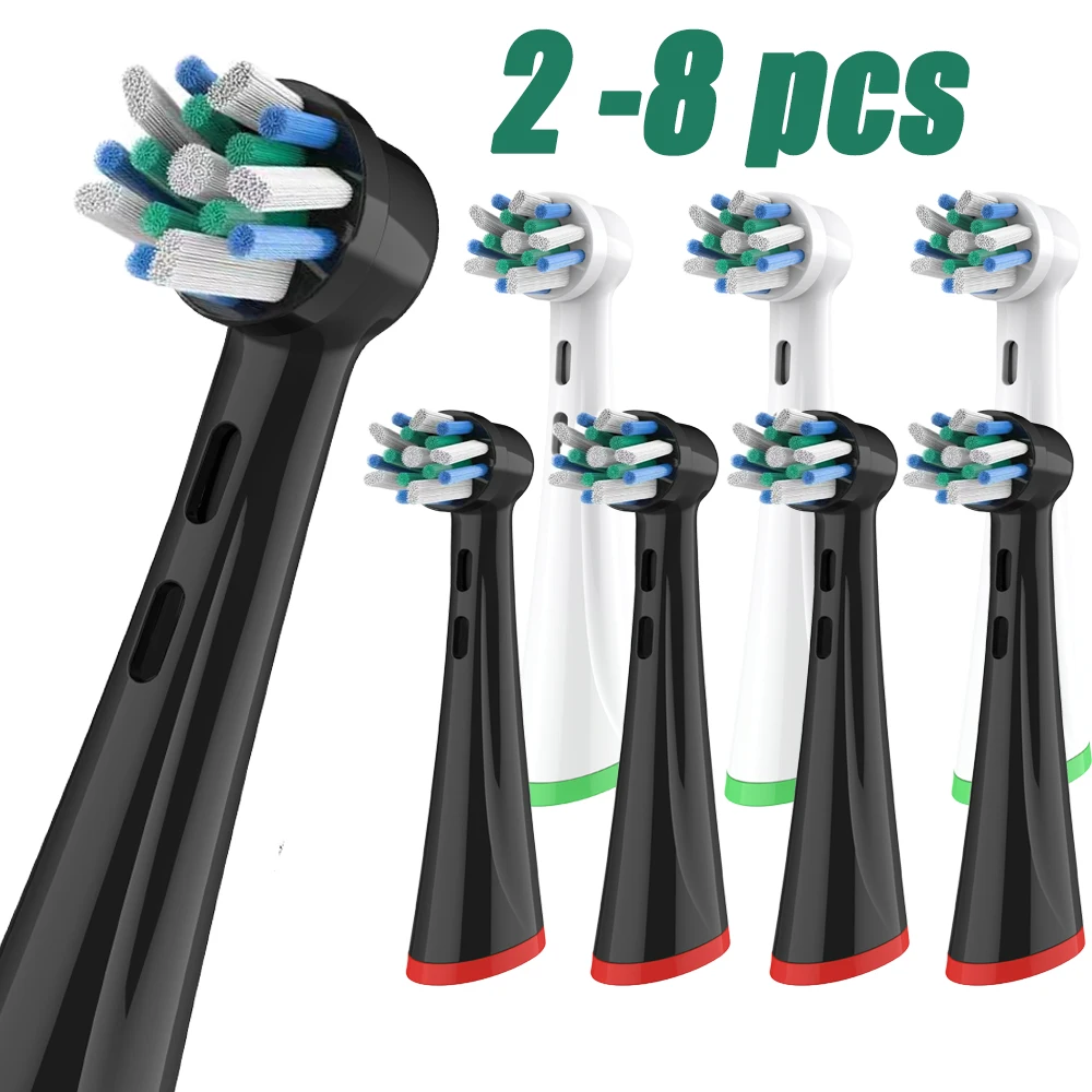 NEUE Professionelle Ersatzbürstenköpfe für Oral B iO Elektrische Zahnbürsten, Kompatible Nachfüllpackungen für IO 2/3/4/5/6/7/8 Serie