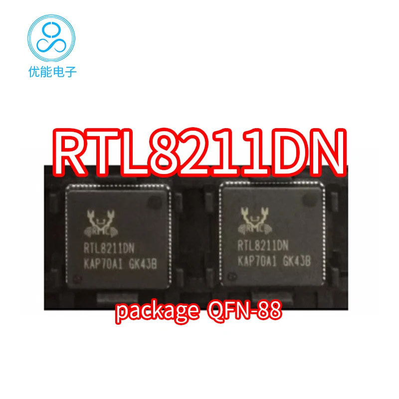 RTL8211DN VB-GR screen printing RTL8211DN packaging QFN88 network card chip IC import IC