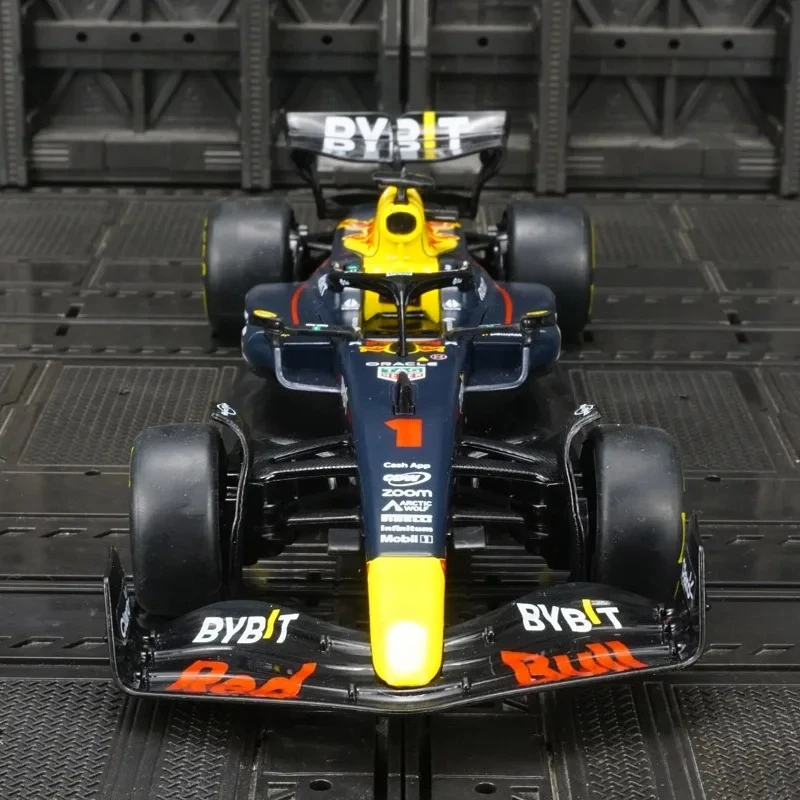 โมเดลรถแข่งฟอร์มูล่าวัน Red Bull RB19 ขนาด 1:24 ของสะสมตกแต่งภายในรถยนต์ ของขวัญสำหรับเด็ก