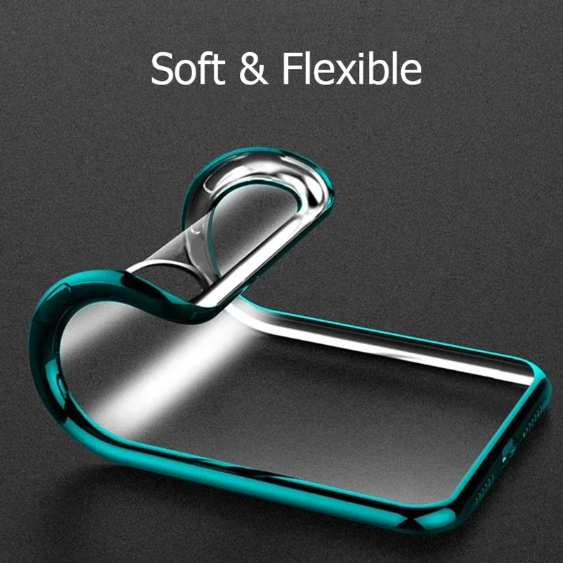 For Xiaomi Redmi Note8 Pro 9 Case Soft Clear Cover Plating Redmi Note10 11 12 Pro Plus For Xiaomi 11 Lite 11T Redmi Note 9S Case