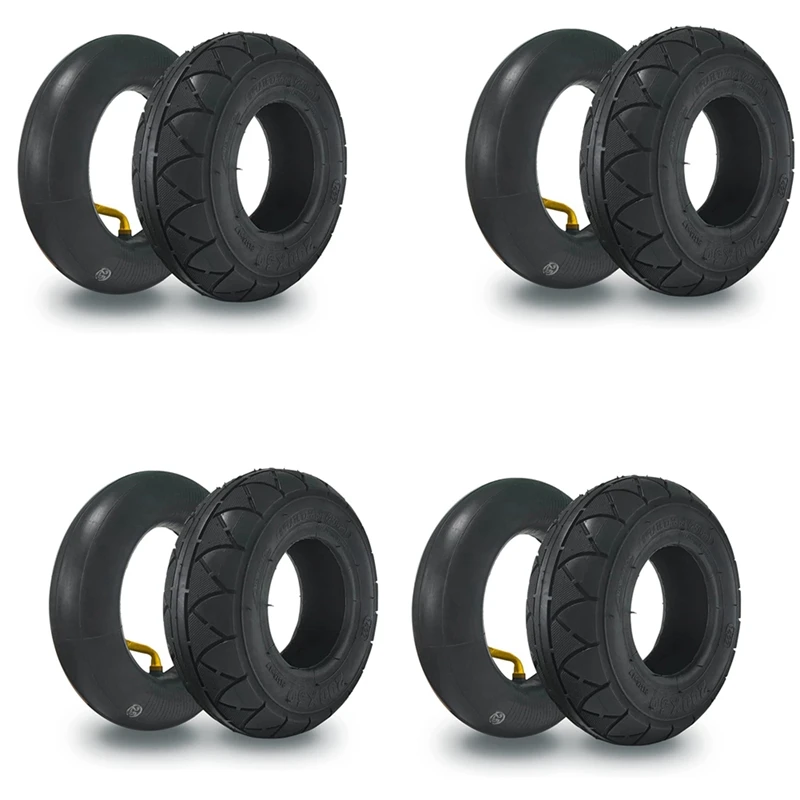 4Set 200X50 Tire&Inner Tube Set For Razor E100,E150,E200,Power Core E100,Powerrider 360,Crazy Cart,Epunk,E-Scooter Tire