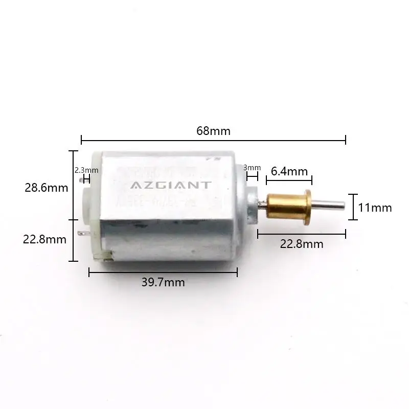 FF-337PA-4242 Electric power regulation tool motor 3-7V High speed purity copper carbon brush plastic rear cover repair kit DIY