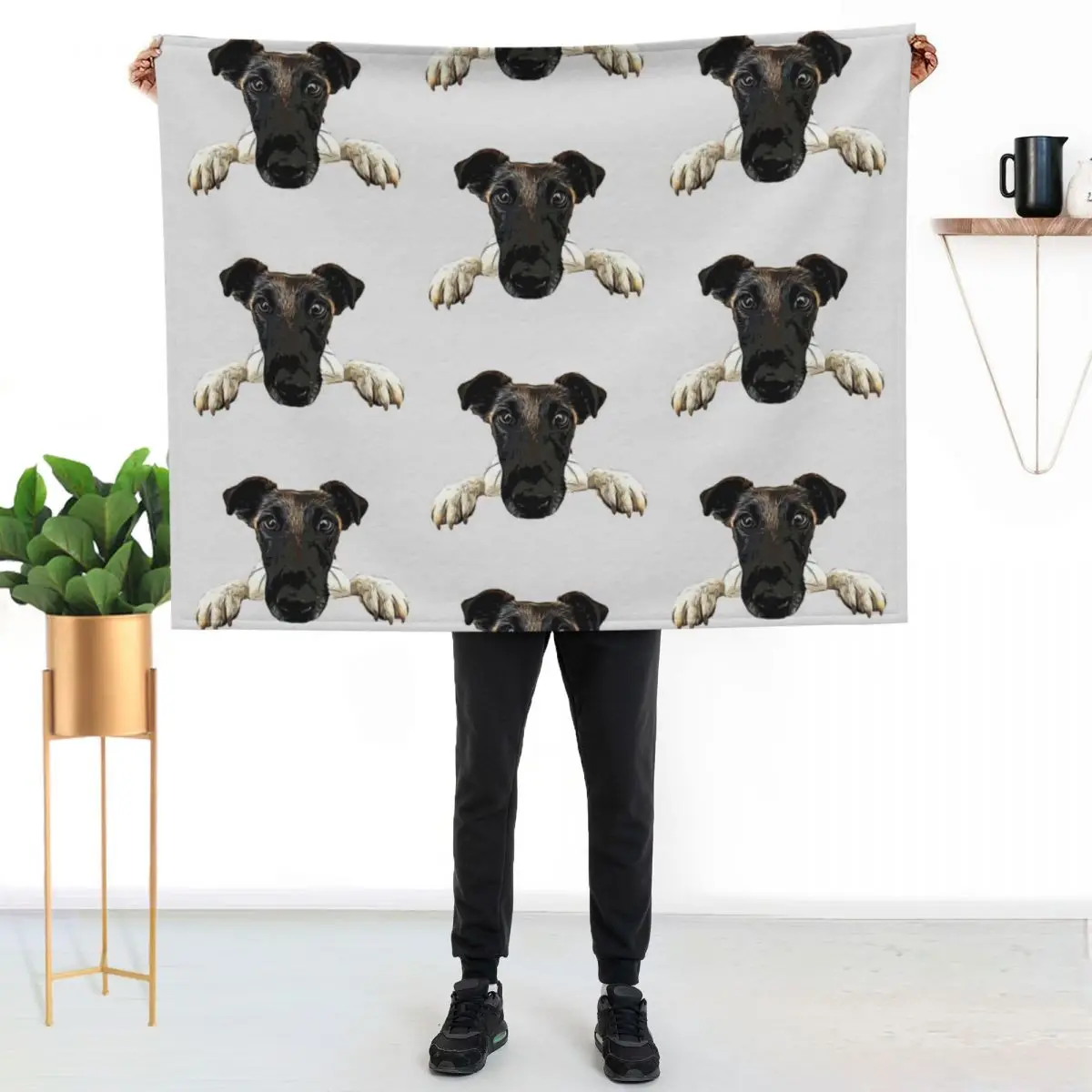 Fox Terrier Smooth Coated Throw Blanket Blankets For Baby Decorative Sofa Multi-Purpose Bed Soft Plush Plaid Nap Blankets